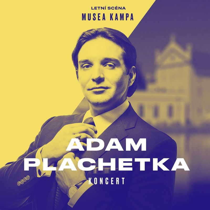 Adam Plachetka na Letní scéně Musea Kampa